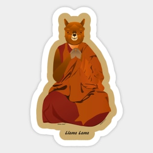 Llama Lama Sticker